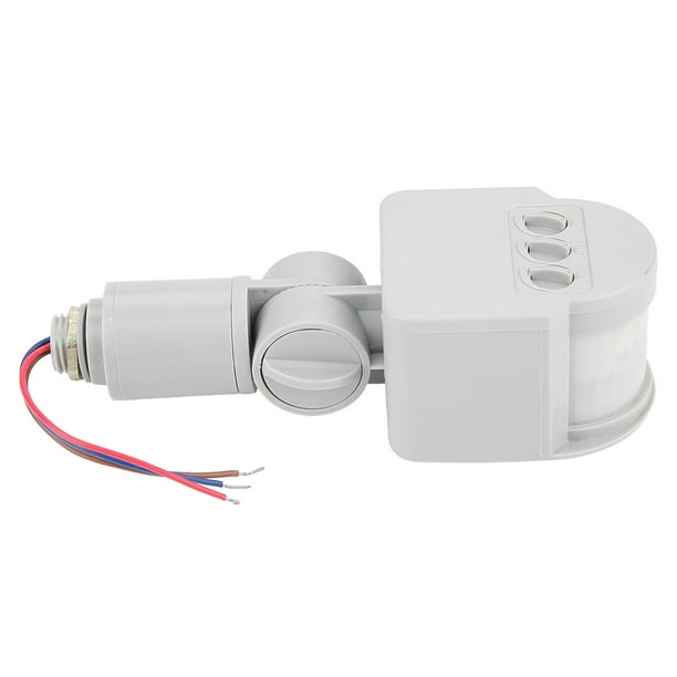 Interruptor De Sensor De Movimiento De Cuerpo útil Interruptor De Inductor Interruptor De Sensor De Movimiento Duradero Blanco Para Reflector Led Para El Hogar ANGGREK Eléctricas