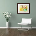 thumbnail image 3 of Trademark Fine Art "The Aqua Vase" Canvas Art by Sheila Golden, White Matte, Wood Frame, 3 of 4