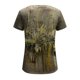 thumbnail image 5 of Blusa de manga corta con cuello redondo y estampado de cremallera de verano de moda informal para mujer Pompotops  hkajfhjk469251, 5 of 5
