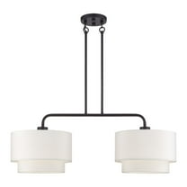 Livex Lighting - Manorwood - 2 Light Large Linear Chandelier-22 Inches Tall and