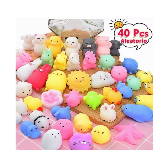 Juguetes Mochi Escuichi Squishy Kawaii Antiestres 30 Piezas