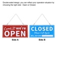 thumbnail image 5 of Uxcell Business Hour Sign Adhesive with Number Sticker and Open/Close Door Hanger Pink 1 Set, 5 of 6