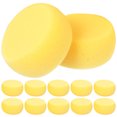 thumbnail image 2 of SHISUYAN Éponge Faciale Douce Jaune pour Nettoyage Peut Tre Utilisée Humide Ou Sèche 24 Pcs Éponges Rondes, 2 of 8
