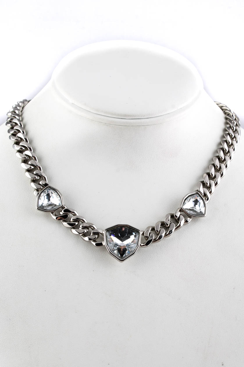 Pre-owned|Givenchy Womens Silver Tone 