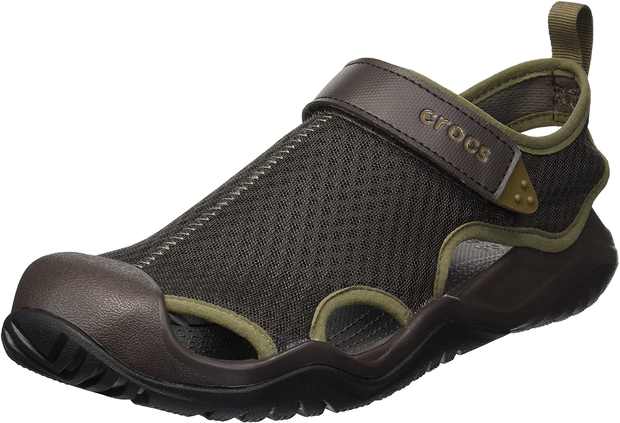 Crocs Mens Swiftwater Mesh Deck Sandal 