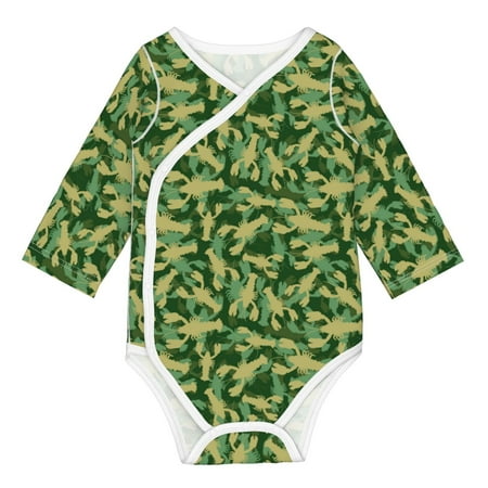 

Coaee Crayfish Army for Soft Cotton Baby Long-Sleeve Bodysuit Girls Boys Bodysuit Romper