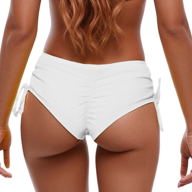 Pantalon de Bain pour Femmes / Bas de Bikini Taille Haute pour Natation Plage Confort d'Été / Style Plateforme Concurrent
