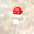 thumbnail image 4 of EUDIDV Xmas Tree Decor Christmas Straw Covers Cap For Cup 10mm Christmas Straw Toppers For Tumblers Accessories Reusable Straw Cap Stopper For Straws Tip Lids Christmas Ornaments, 4 of 6