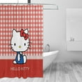 thumbnail image 2 of Hello Kitty Shower Curtain, Waterproof Bathroom Shower Curtains, Washable Cloth Shower Curtain With 12 Hooks, 72 "W X 72" L, 2 of 9