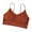 Brown, variant on Women's Thread Tube Top Chest Pad Beautiful Strap Sling Bra Bras for Women Wireless Bra Seamless Bras Full Coverage Bra, Size M