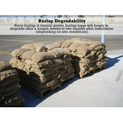 Sandbaggy Burlap Sand Bag, Brown, 50 Count