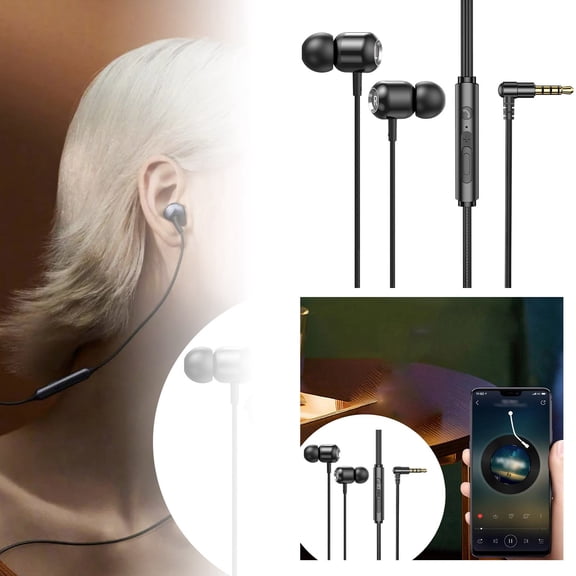 erfcxs New Model Type C Wired Earphones With Metal Construction For Gaming And Sports