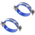 thumbnail image 1 of shiyou-Adjustable Pipe Bracket Clamp,Heavy Duty Split Ring Hanger, SUS304 Wall Ceiling Mount Pipe Strap Support,2PCS Pipe Support Pipe Hanger Clamp,Pipe Strap Clamp with Soft Rubber Cushion, 1 of 4