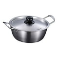 thumbnail image 4 of Olla para ramen coreana, olla para fideos instantáneos con tapa, olla para mariscos, olla para ramyun, 24cm, 4 of 9