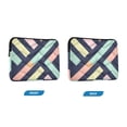 thumbnail image 7 of FORMRS 15-15.6 inch Laptop Sleeve Case Soft Carrying Quilted Computer Bag Cover, Green Stripes, 7 of 7