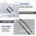 thumbnail image 5 of 1 Pair for XC60 MK2 2022 Car Front Bumper Bright Strip Chrome Plated 32227905 32227906, 5 of 5