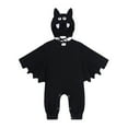 thumbnail image 3 of Zszcpp Girls Rompers And Jumpsuits Role Play Bat Boys Pure Color Long Sleeve Hats Brief Style Comfortable Children Bodysuits, 3 of 9