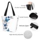 thumbnail image 4 of Disketp Blue Flying Butterflies for Women’s Casual Shoulder Tote Bag Cross-body Handbags for Shopping, Travel and Daily Use, 4 of 6