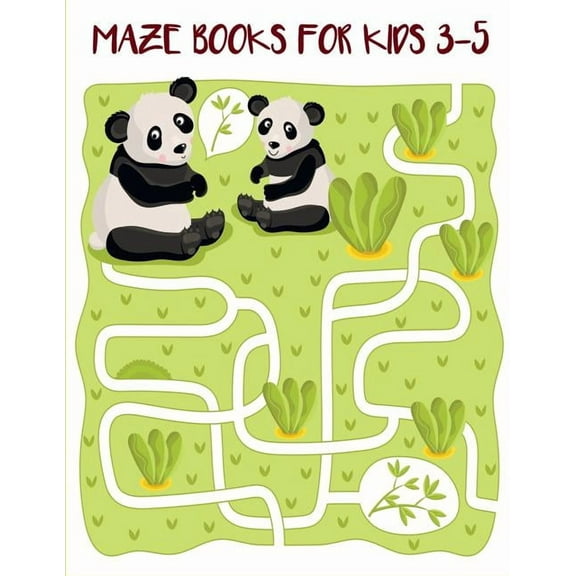 Maze Books for Kids 3-5: Fun First Mazes Help Improve Fine Motor Skills (Paperback)