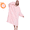 Pink, variant on Unisex Wearable Hoodie Blanket, Oversized Ultra Soft Flannel, Large Pockets, Warm Winter Christmas Gift, Cozy Loungewear (Blue, Long Available)