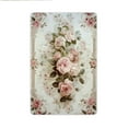 thumbnail image 2 of JML Non-Slip MicrofiberFabric & Rubber Doormat - Soft Entryway Rug for Home/Office (16"x24") - Easy Clean Door Mat for Indoor/Outdoor Use, Elegant Floral, 2 of 6