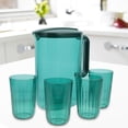 thumbnail image 3 of Miangastore Pichet d'Eau Froide Vert pour Rangement en Plastique PP Portable avec Poignée et Grande Capacité 1 Ensemble, 3 of 8