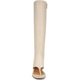 thumbnail image 3 of Franco Sarto Women's Odette Tall Thong Heeled Sandal Boot  Ivory White 8.5M, 3 of 6