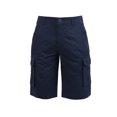 thumbnail image 2 of Coevals Club Men's Cargo Outdoor Work Relaxed Fit Multi-Pocket Cotton Solid Shorts (42, Dark Blue, #4), 2 of 7