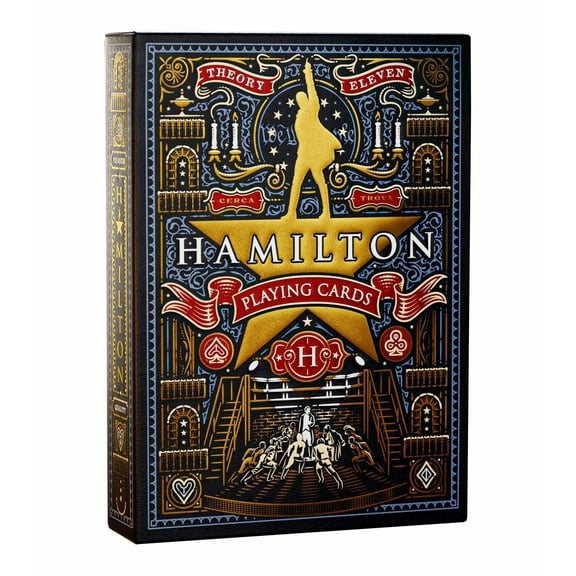 theory11 Hamilton Premium Playing Cards Officially Licensed Collectible Deck, Poker Size, Luxury Foil Tuck Case