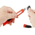 thumbnail image 4 of 10x Razor Blade Utility Knife Box Cutter Sharp Snap Precise Exacto Plastic Case, 4 of 12