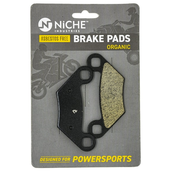 Niche Front Rear Brake Pad Set for Polaris Sportsman 500 Organic ATV 519-KPA2276D