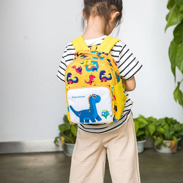 Mochila escolar para niños, bebés, niños, dibujos animados, dinosaurio, Animal, niño pequeño