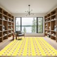 thumbnail image 2 of ODIKA 3'x5' Machine Washable Non-Slip Area Rug, Geometric Yellow High Traffic Rug with Pad, Yellow, 1052120, 2 of 8