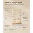 thumbnail image 4 of Porta Joyas SONGMICS de Metal Mate Blanco con Terciopelo, 24x14x36 cm, 4 of 6