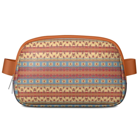 Sac Banane Boho Chic - Sac Banane Imperméable et Ajustable, Sac Ceinture Mains Libres Léger pour les Voyages, Festivals et Trajets Quotidiens