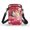 Happy Valentine's Day, variant on HELLHERO Butterfly Floral Women Messenger Bag Adults Adult 4.33"x1.97"x7.09" with Zipper Outdoor Holiday Travel Men, Women 2 Zippers for Daily Commute Adjustable Strap