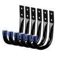 thumbnail image 1 of 6 ganchos de garaje de hierro resistente que ahorran espacio, prácticos y resistentes ganchos de pared para colgar cables, cestas, bicicletas y patio. Azul, 1 of 8