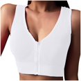 thumbnail image 3 of Ahuyic Womens Sports Bra,Summer Plus Size Bra,Womens U-shaped Sports Bra Without Steel Ring Yoga Bra,White,Free Size, 3 of 5