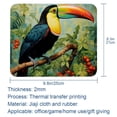 thumbnail image 5 of Toucan Desk Pad Mouse Mat Gaming Mouse Pad | Square 8.3x9.8 Inch Non-Slip Rubber Bottom Printed Suitable for Office and Gaming, 5 of 6