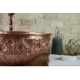 thumbnail image 5 of 100% Solid Engraved Copper Vessel Sink with Floral Design | Handmade Artistic Vanity Bowl for Bathroom & Kitchen | Decorative Hammered Copper Wash Basin | Durable, Easy to Clean & Eco-Friendly, 5 of 9