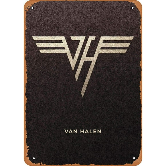 PPHAOSHO Music Van Halen Plaque Poster frameless Painting Canvas Wall Posters Art Picture Print Modern Home Decor 24x36inch