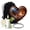 CAT URN-54, variant on JAGASY Cat Urn for Ashes Adult Male and Female - Galaxy Urns for Ashes for Women - Large Funeral Urns for Mom and Dad - Black Urn for Burial - 8 Inch