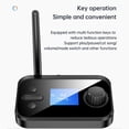 thumbnail image 4 of Seitruly Receptor transmisor 5,0 compatible con Bluetooth, sistema estéreo doméstico, adaptador de Audio AUX, reproductor multimedia de largo alcance, Cables de audio/vídeo, 4 of 6