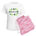 thumbnail image 6 of CafePress - Bagpipe Shamrock Oval Women's Light Pajamas - Women's Short Sleeve Print T-Shirt and Pants Light Cotton Pajama Set, 6 of 7