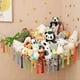 thumbnail image 1 of Hamaca de almacenamiento para juguetes de peluche (188 x 145 x 145 cm), capacidad para hasta 80 peluches, hamaca extragrande para osos de peluche, organizador de pared de macramé para K, 1 of 5