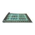 thumbnail image 2 of Ahgly Company Indoor Round Abstract Light Blue Modern Area Rugs, 6' Round, 2 of 4