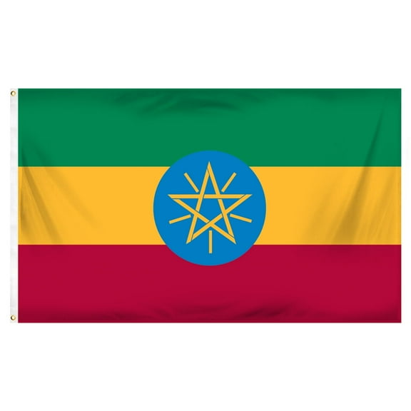 Ethiopia 3ft x 5ft Printed Polyester Flag