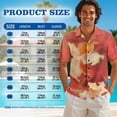 thumbnail image 7 of KUIFORTI Couple Matching Outfits Tropical Red Floral Washable Matching Summer Outfits for Couples Hawaiian Shirt for Men with Soft Fabric Breathable for Summer Vacation Trip, 7 of 7