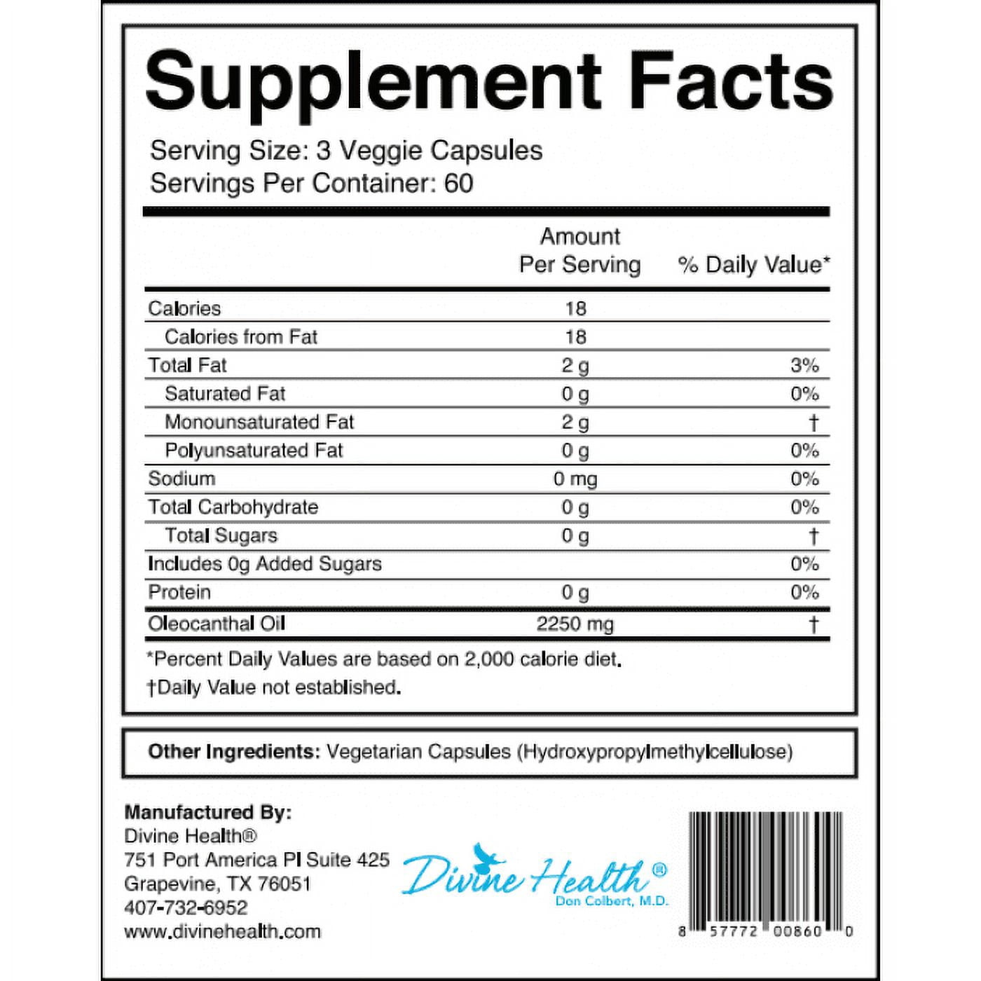 Dr. Colbert's Oleocanthal | Powerful Antioxidant Concentrated from High-Phenolic Extra Virgin Olive Oil |
