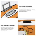 thumbnail image 5 of Cute Anime Cartoon Garfield Travel Suitcase Protective Cover Trunk Case Washable Elastic Luggage Cover Fits Large Suitcase Protector Baggage With Concealed Zipper Gifts, 5 of 5